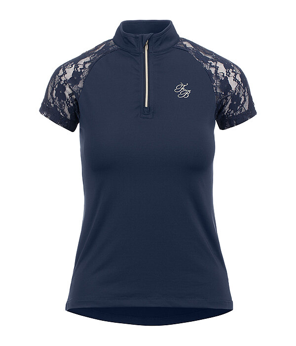 T-shirt funzionale con zip Christine