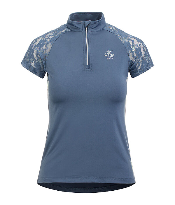 T-shirt funzionale con zip Christine