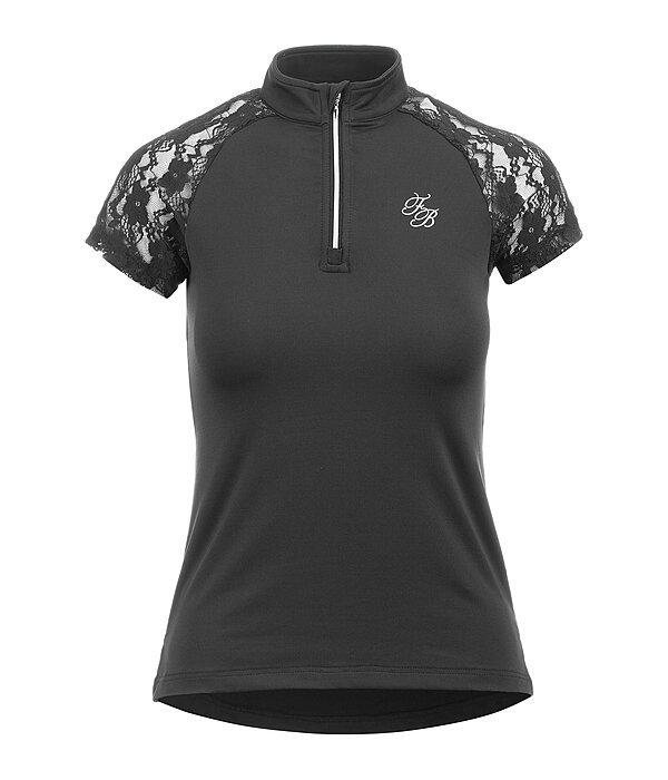 T-shirt funzionale con zip Christine
