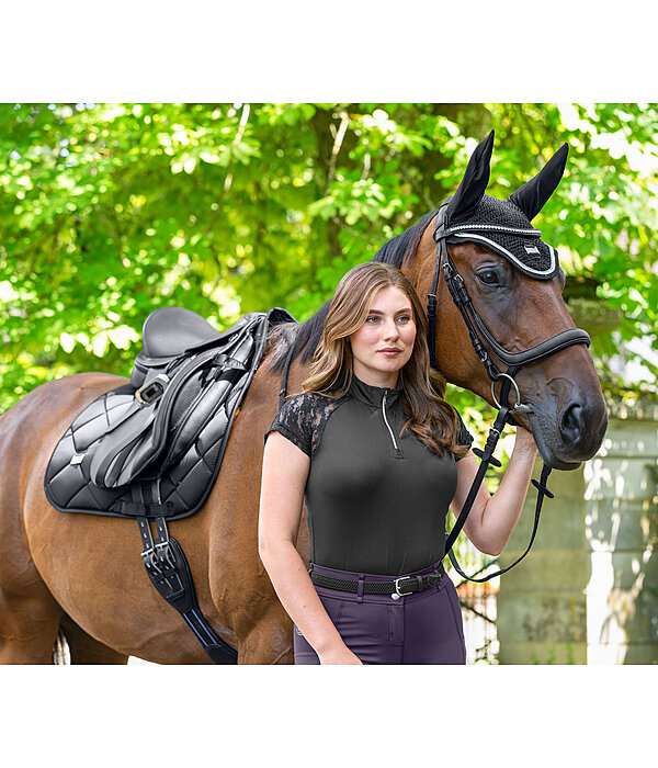 T-shirt funzionale con zip Christine