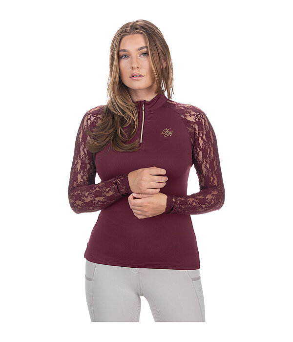 Maglia funzionale a maniche lunghe con zip Sanne