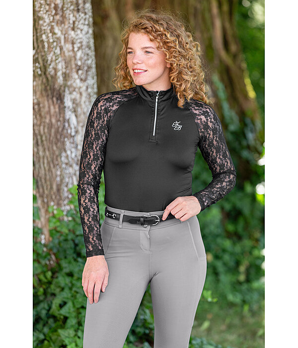 Maglia funzionale a maniche lunghe con zip Sanne