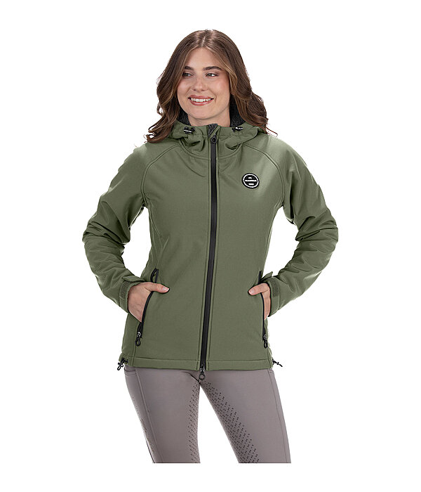Giacca da equitazione softshell con cappuccio Lara II