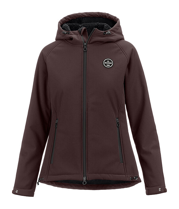 Giacca da equitazione softshell con cappuccio Lara II