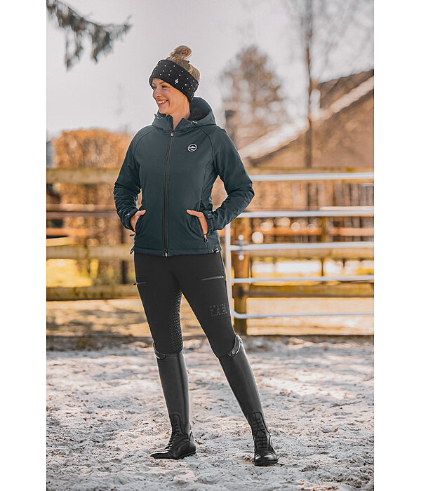Giacca da equitazione softshell con cappuccio Lara II