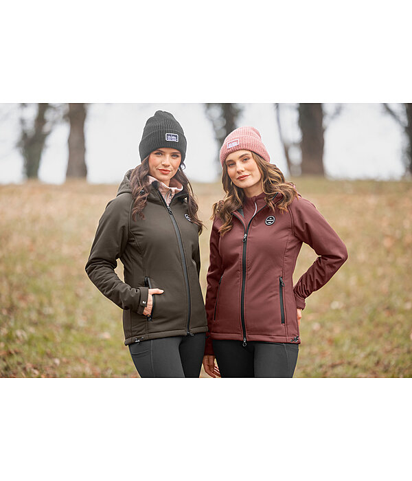 Giacca da equitazione softshell con cappuccio Lara II