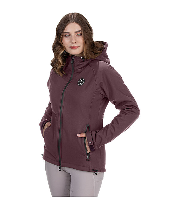 Giacca da equitazione softshell con cappuccio Lara II