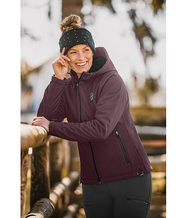 Giacca da equitazione softshell con cappuccio Lara II
