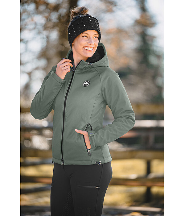 Giacca da equitazione softshell con cappuccio Lara II
