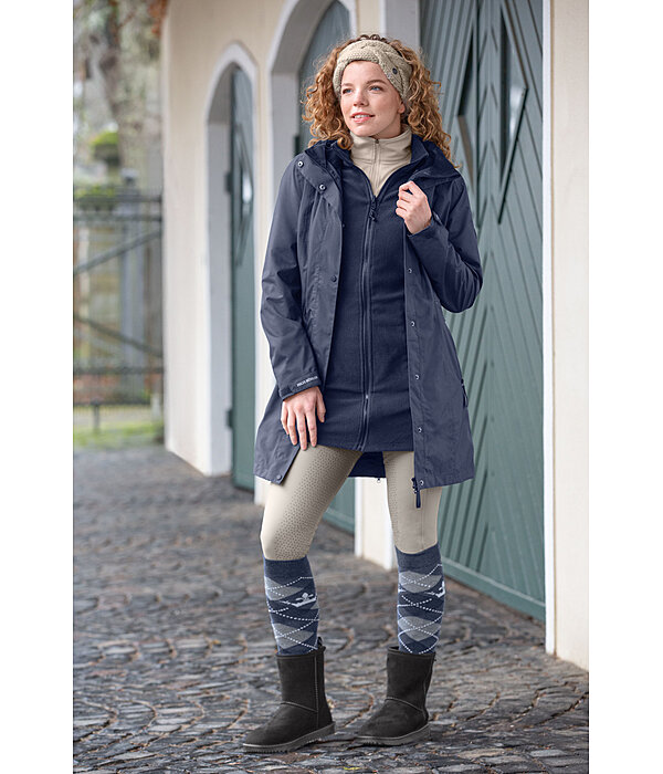 Cappotto da equitazione funzionale 3 in 1 con cappuccio Phoebe