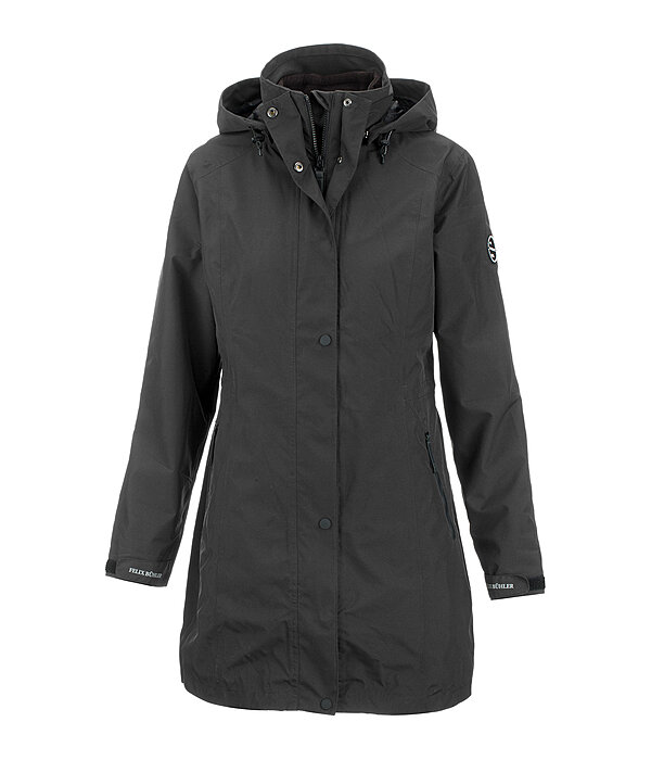 Cappotto da equitazione funzionale 3 in 1 con cappuccio Phoebe