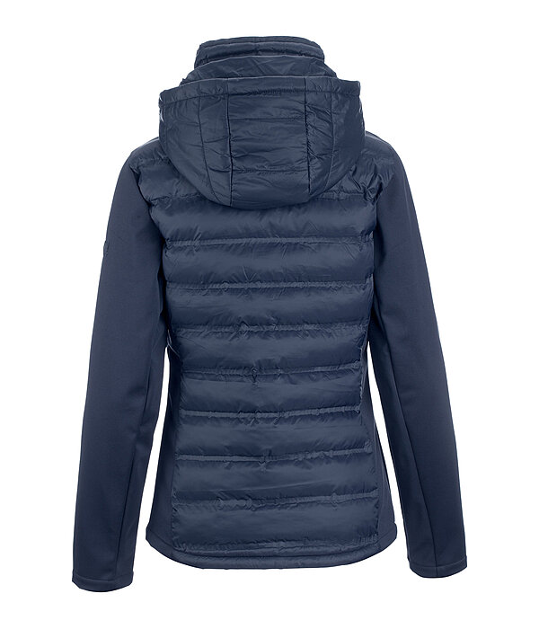 Giacca da equitazione combinata softshell con cappuccio Celina