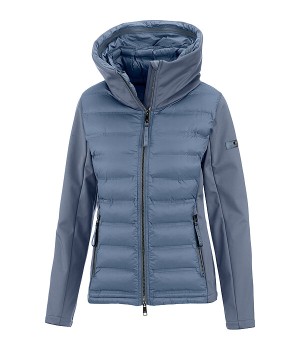 Giacca da equitazione combinata softshell con cappuccio Celina