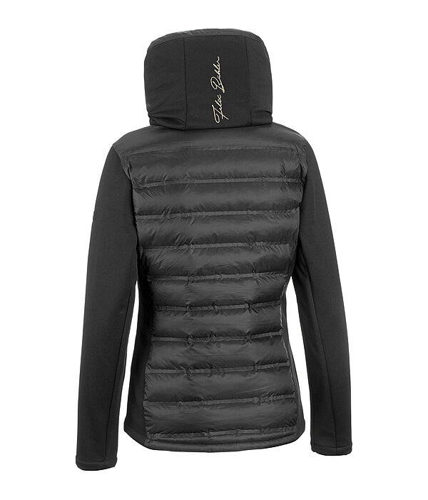 Giacca da equitazione combinata softshell con cappuccio Celina