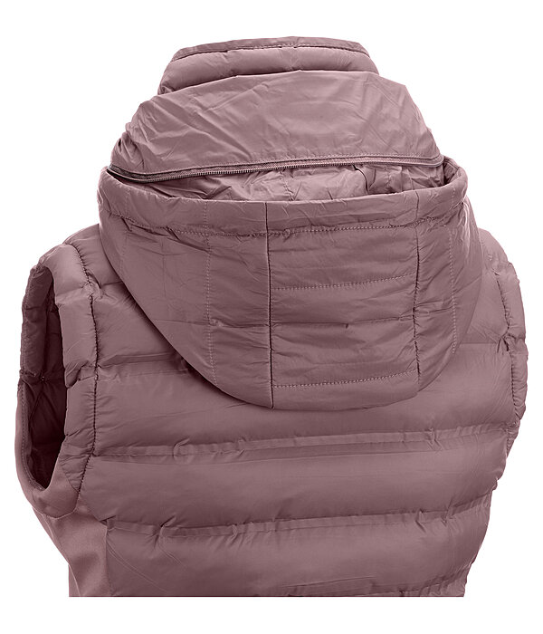 Gilet da equitazione combinato softshell con cappuccio Jessy