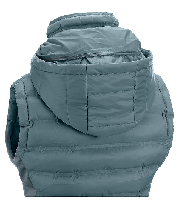 Gilet da equitazione combinato softshell con cappuccio Jessy