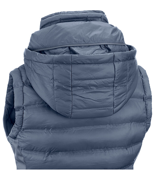 Gilet da equitazione combinato softshell con cappuccio Jessy