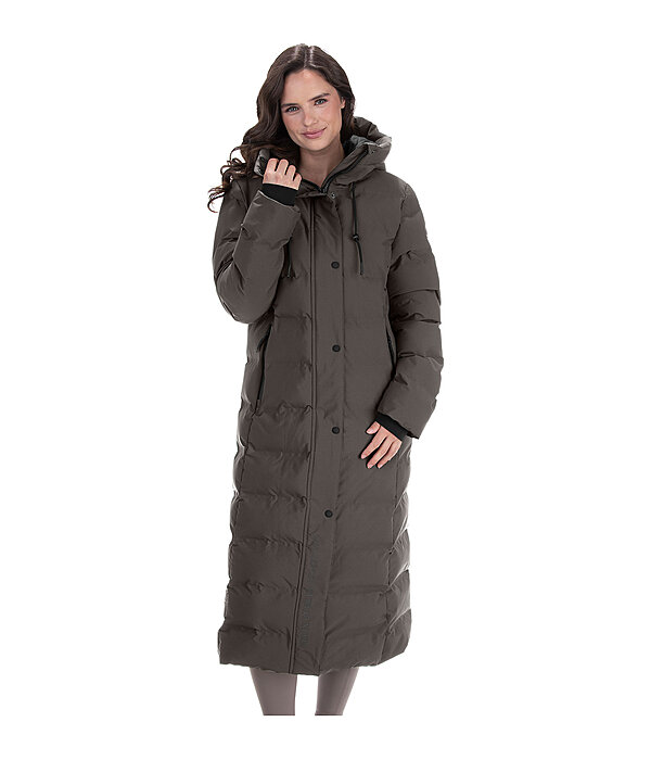 Cappotto da equitazione trapuntato con cappuccio Zoe