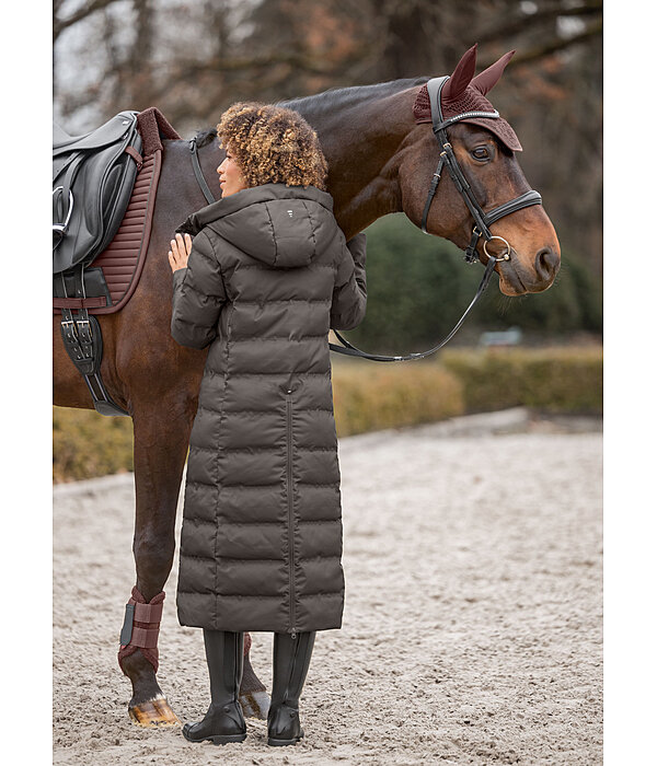 Cappotto da equitazione trapuntato con cappuccio Zoe