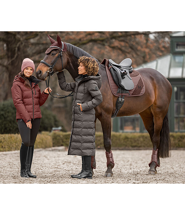 Cappotto da equitazione trapuntato con cappuccio Zoe