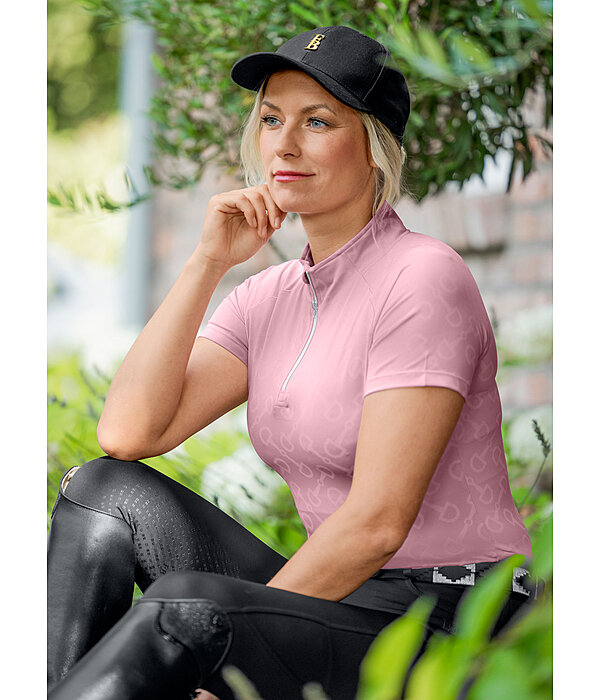 T-shirt funzionale con zip Clea