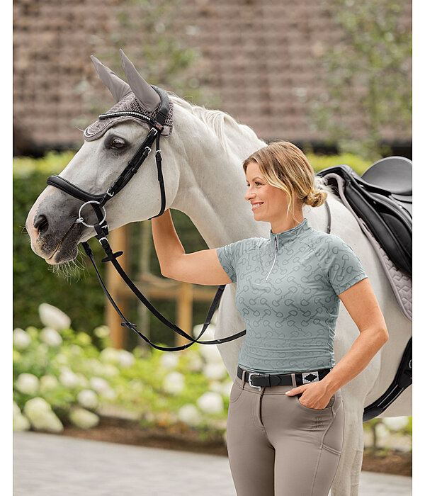 T-shirt funzionale con zip Clea