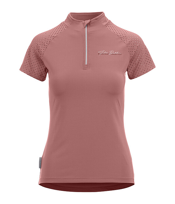 T-shirt funzionale con zip Julie