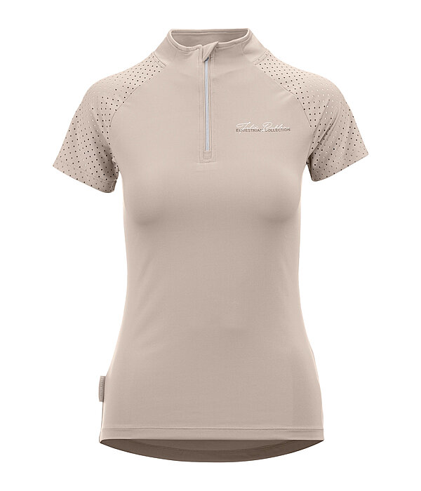 T-shirt funzionale con zip Julie