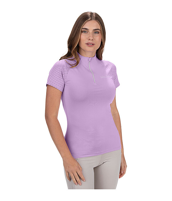 T-shirt funzionale con zip Julie