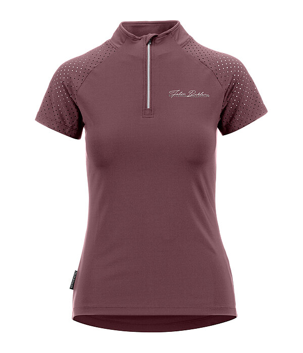 T-shirt funzionale con zip Julie