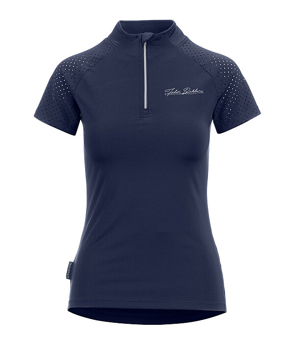 T-shirt funzionale con zip Julie