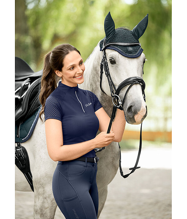 T-shirt funzionale con zip Julie