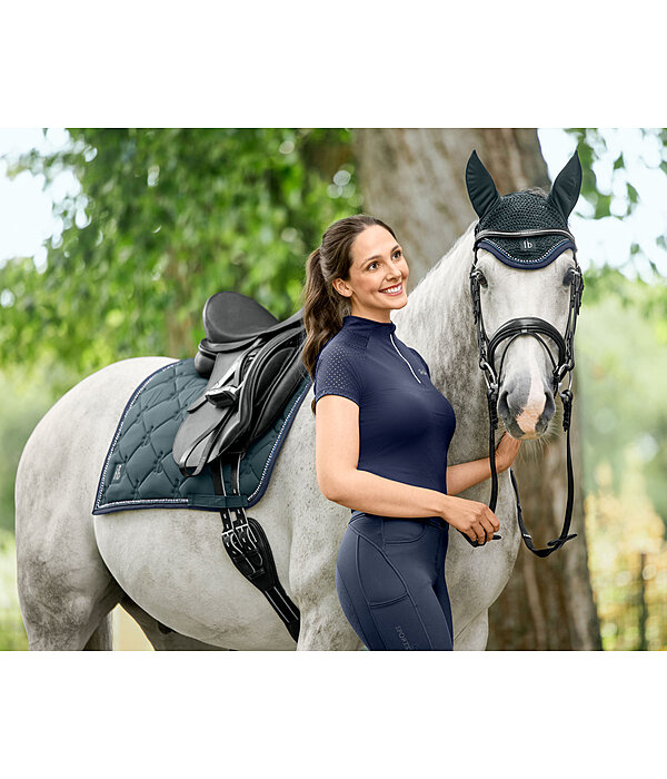 T-shirt funzionale con zip Julie