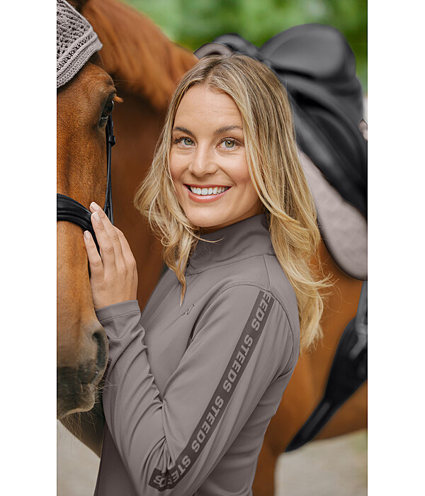 Felpa funzionale con zip Hedda