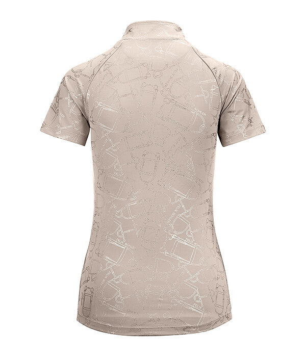 T-shirt funzionale con zip Amber