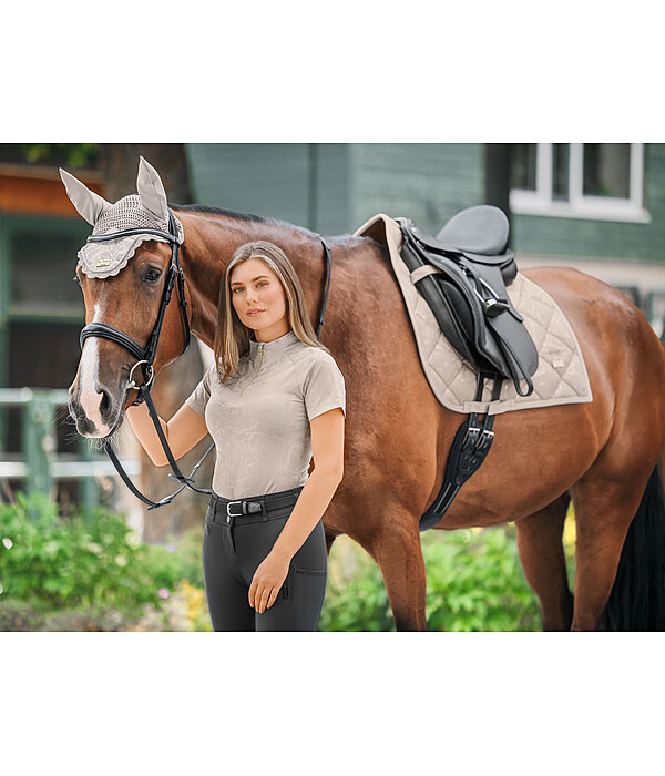 T-shirt funzionale con zip Amber