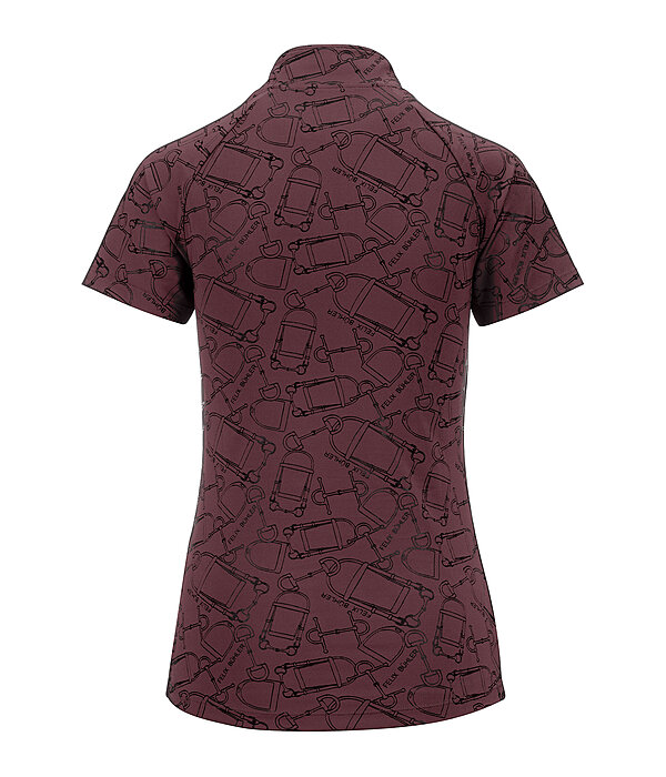 T-shirt funzionale con zip Amber