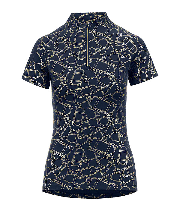 T-shirt funzionale con zip Amber