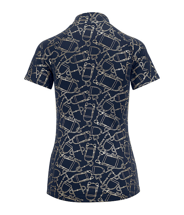 T-shirt funzionale con zip Amber