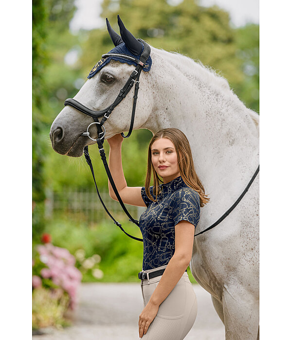 T-shirt funzionale con zip Amber