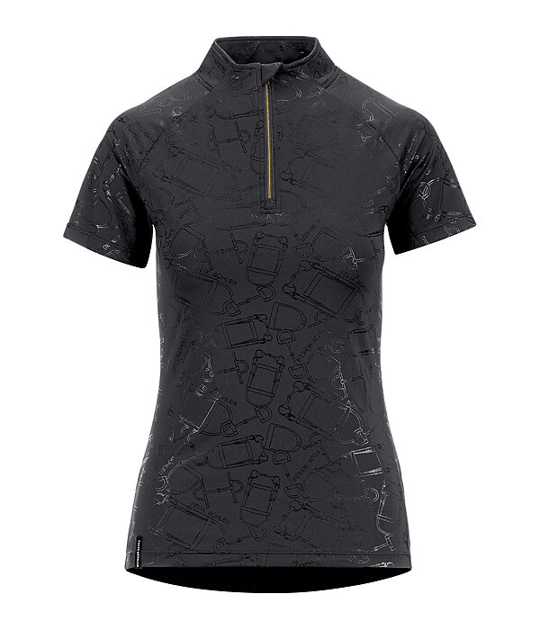 T-shirt funzionale con zip Amber