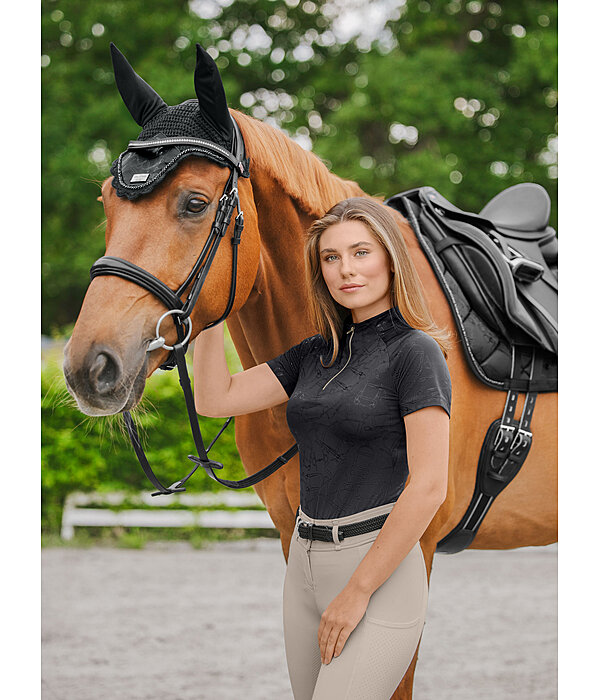 T-shirt funzionale con zip Amber