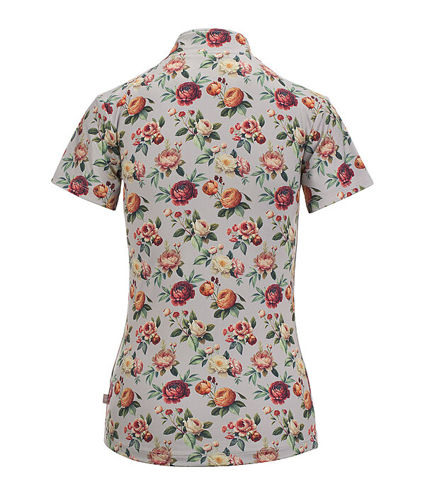 T-shirt funzionale con zip Fleur
