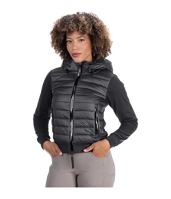 Giacca da equitazione combinata softshell con cappuccio Sabine
