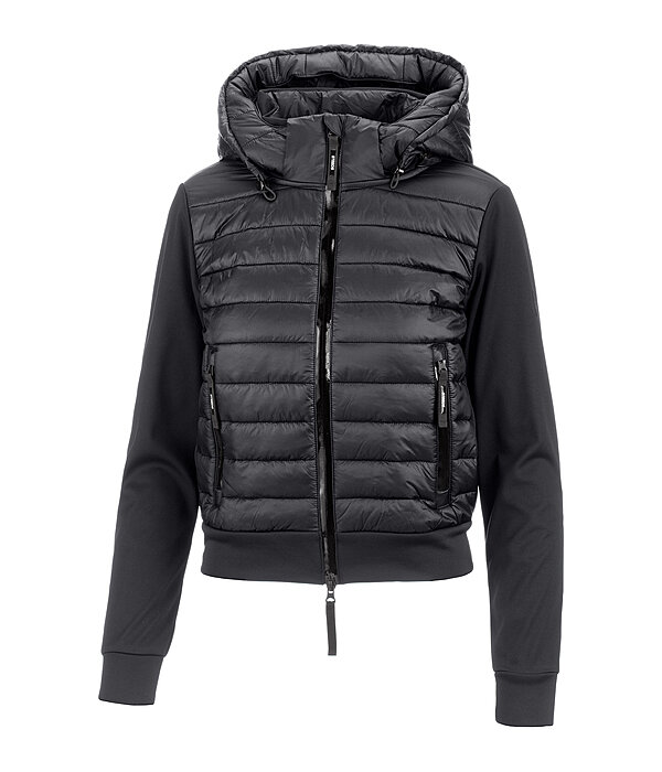 Giacca da equitazione combinata softshell con cappuccio Sabine