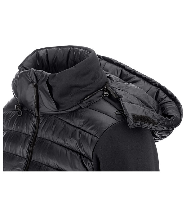Giacca da equitazione combinata softshell con cappuccio Sabine