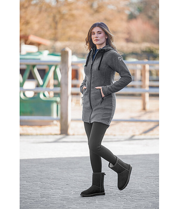 Cappotto in pile con cappuccio Greta