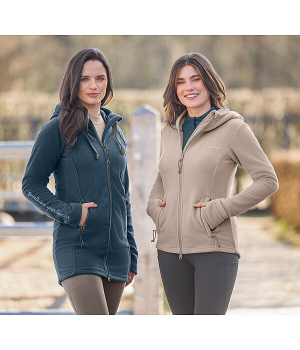 Cappotto in pile con cappuccio Greta