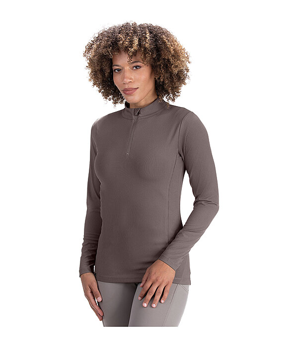 Maglia funzionale a costine e maniche lunghe Susanne