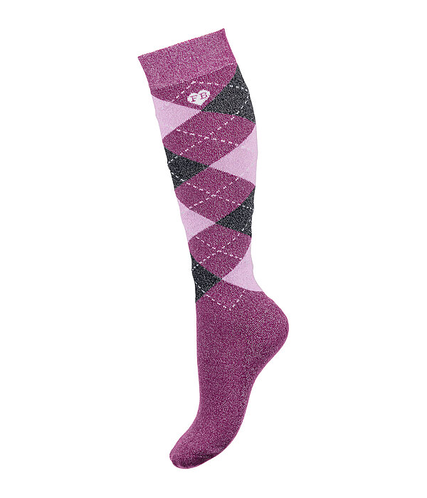 Calze al ginocchio glitterate per bambini Caro